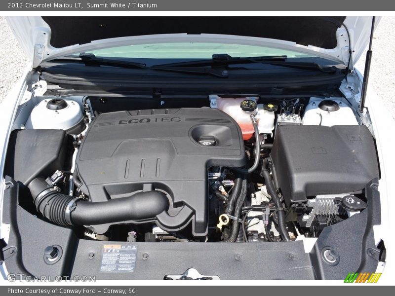 Summit White / Titanium 2012 Chevrolet Malibu LT