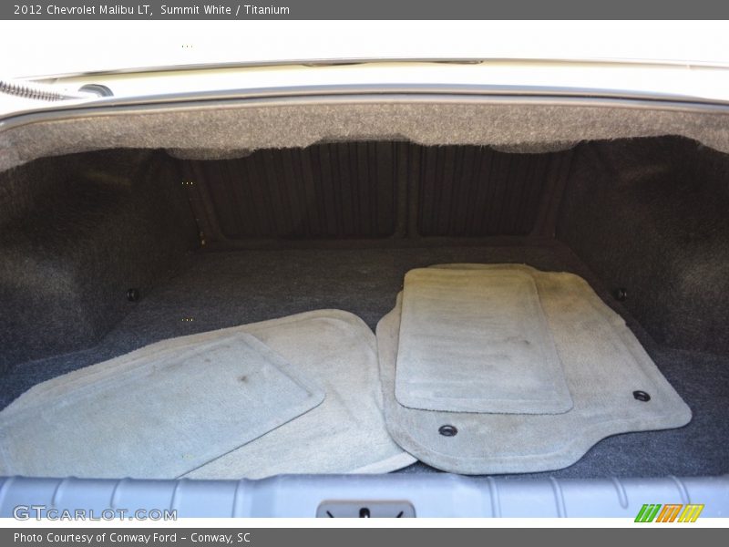 Summit White / Titanium 2012 Chevrolet Malibu LT