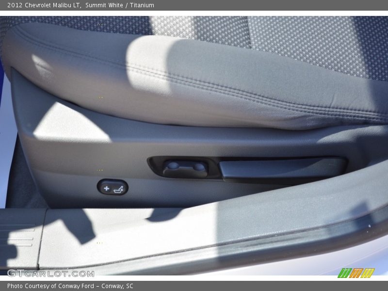 Summit White / Titanium 2012 Chevrolet Malibu LT