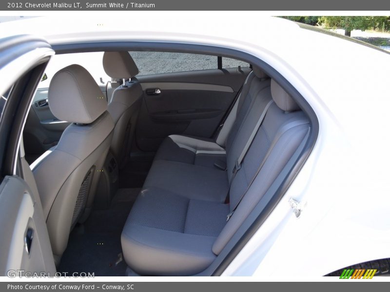 Summit White / Titanium 2012 Chevrolet Malibu LT