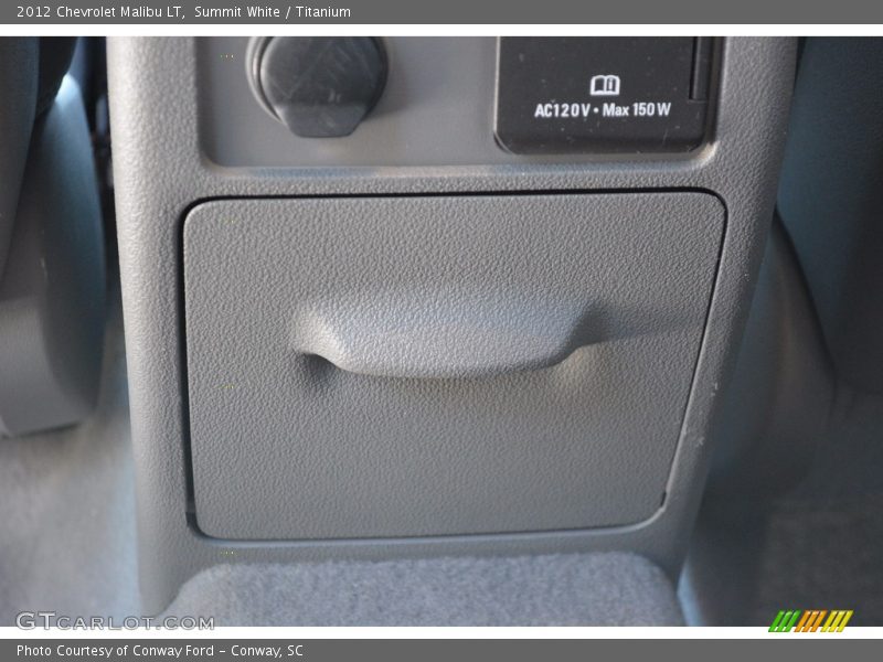 Summit White / Titanium 2012 Chevrolet Malibu LT