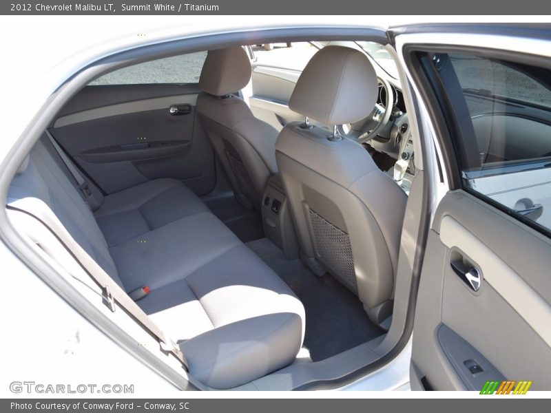 Summit White / Titanium 2012 Chevrolet Malibu LT