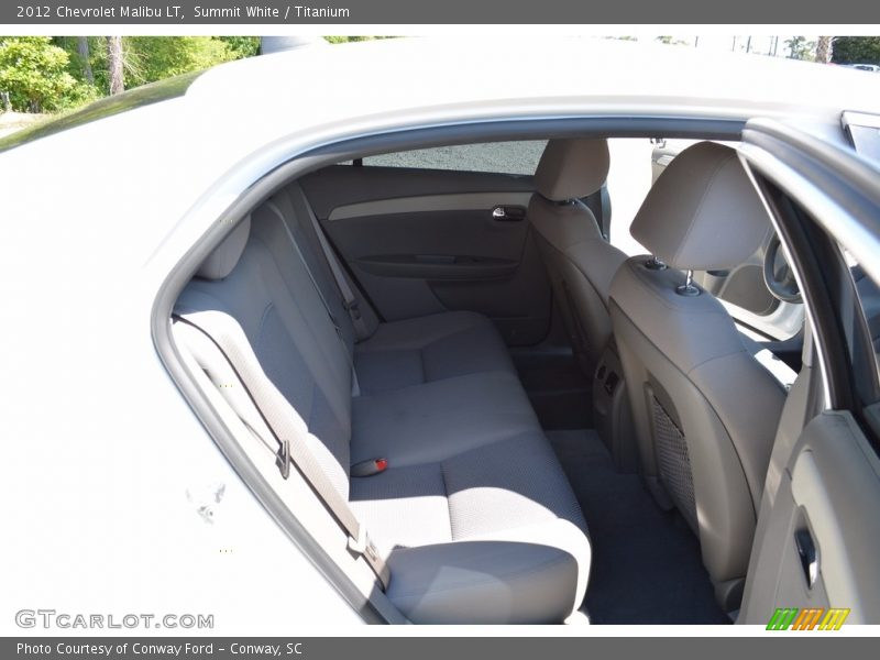 Summit White / Titanium 2012 Chevrolet Malibu LT