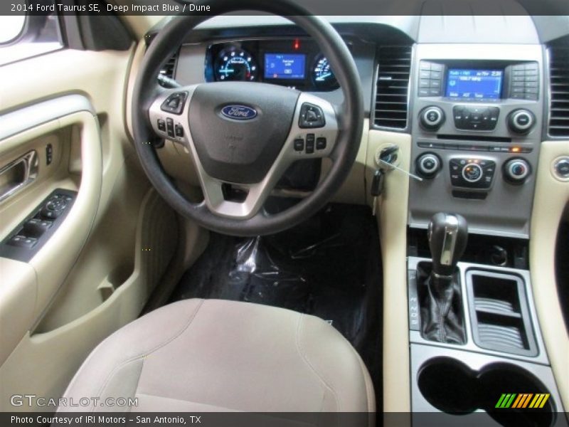 Deep Impact Blue / Dune 2014 Ford Taurus SE