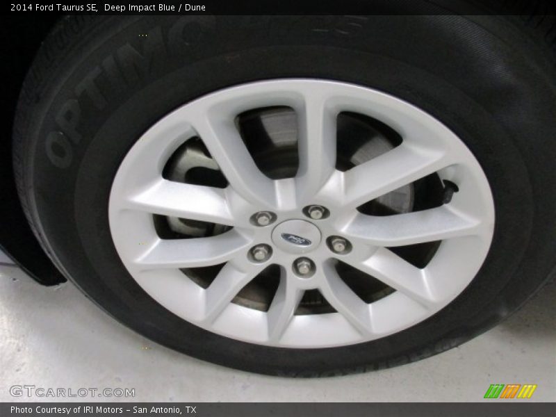 Deep Impact Blue / Dune 2014 Ford Taurus SE