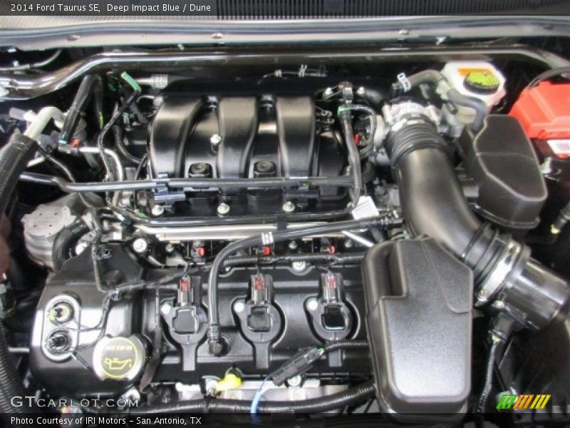 Deep Impact Blue / Dune 2014 Ford Taurus SE
