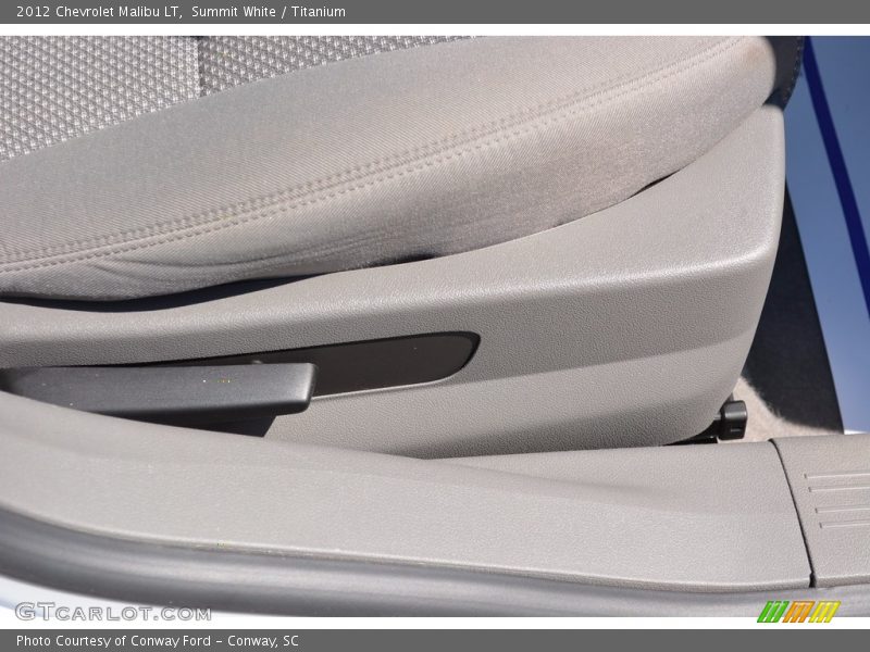 Summit White / Titanium 2012 Chevrolet Malibu LT