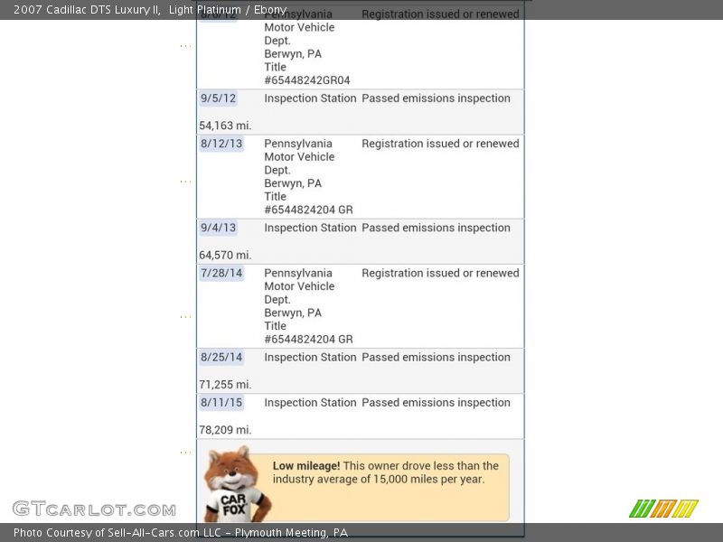 Light Platinum / Ebony 2007 Cadillac DTS Luxury II