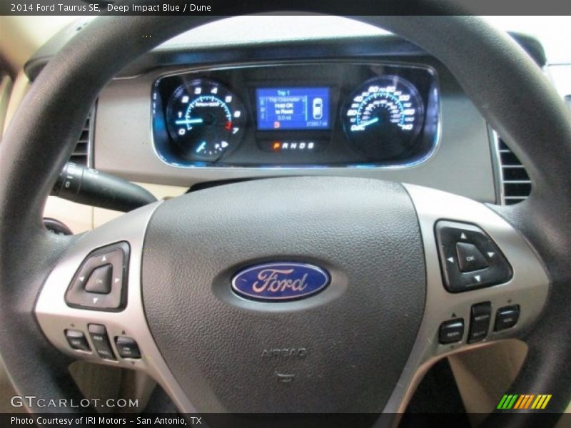 Deep Impact Blue / Dune 2014 Ford Taurus SE