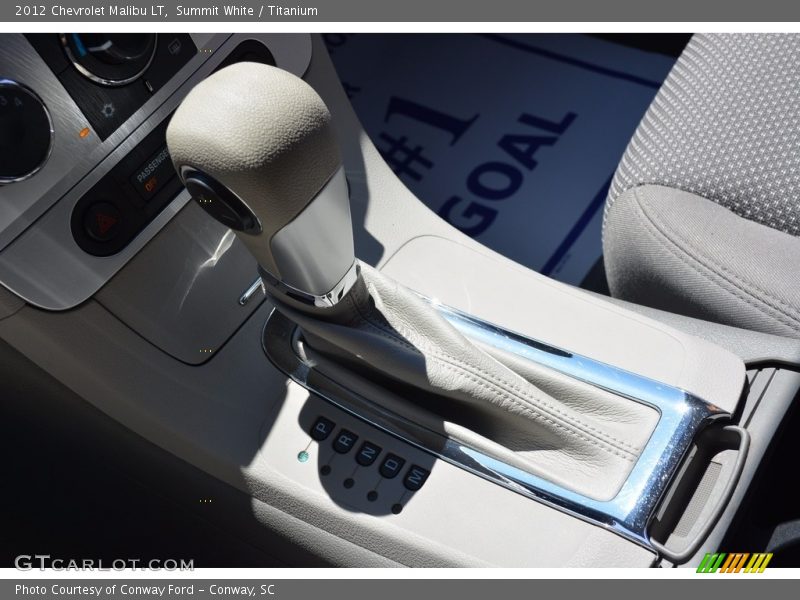 Summit White / Titanium 2012 Chevrolet Malibu LT