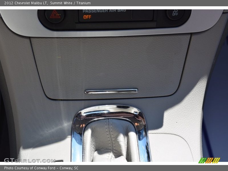 Summit White / Titanium 2012 Chevrolet Malibu LT