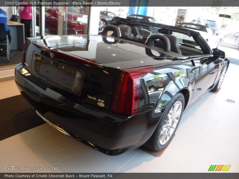 Black Raven / Ebony/Ebony 2009 Cadillac XLR Platinum Roadster