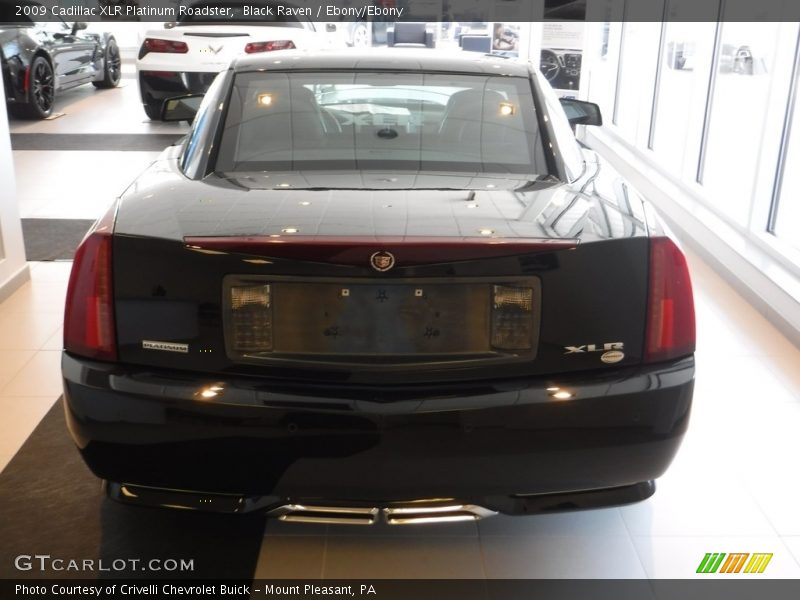 Black Raven / Ebony/Ebony 2009 Cadillac XLR Platinum Roadster