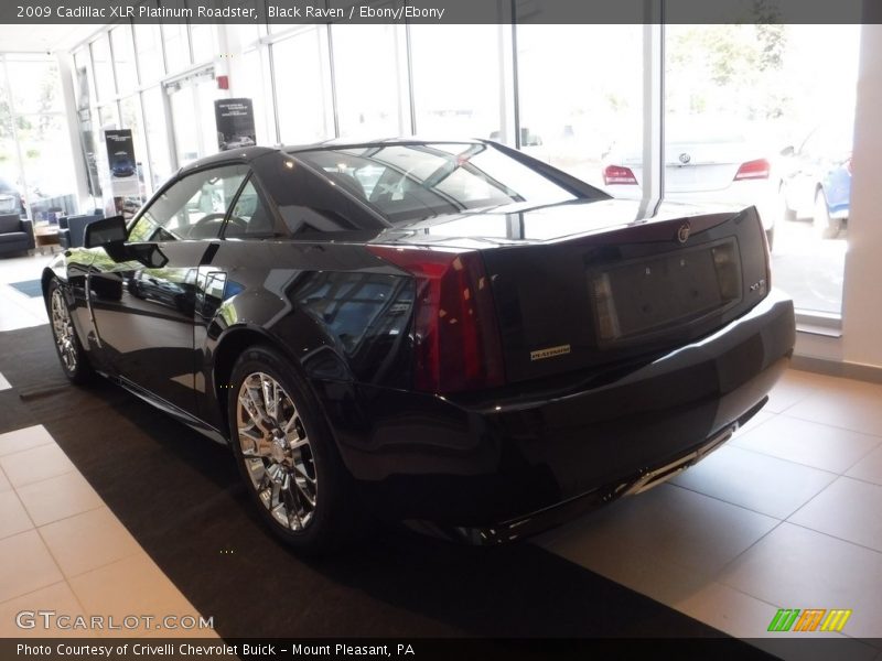 Black Raven / Ebony/Ebony 2009 Cadillac XLR Platinum Roadster