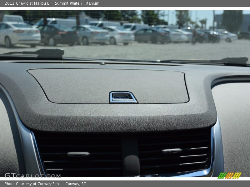 Summit White / Titanium 2012 Chevrolet Malibu LT