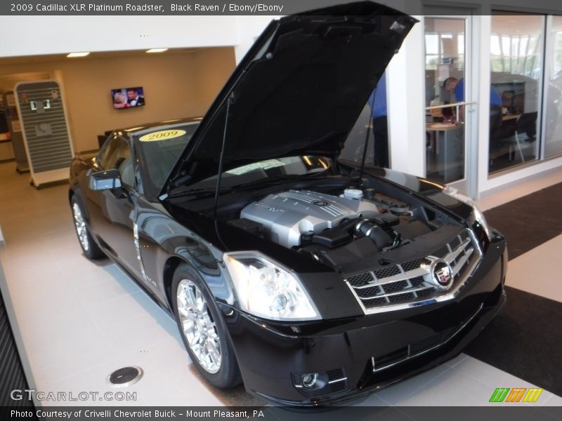 Black Raven / Ebony/Ebony 2009 Cadillac XLR Platinum Roadster