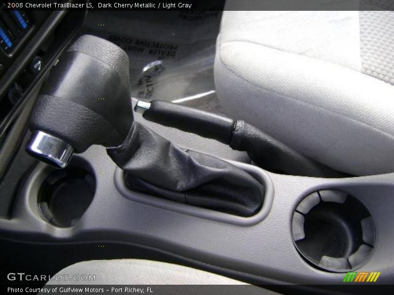 Dark Cherry Metallic / Light Gray 2008 Chevrolet TrailBlazer LS