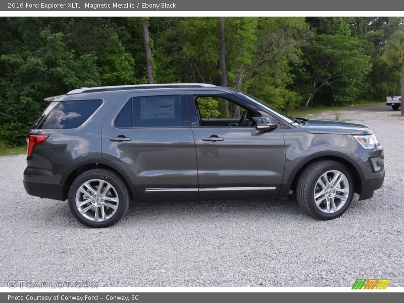 Magnetic Metallic / Ebony Black 2016 Ford Explorer XLT