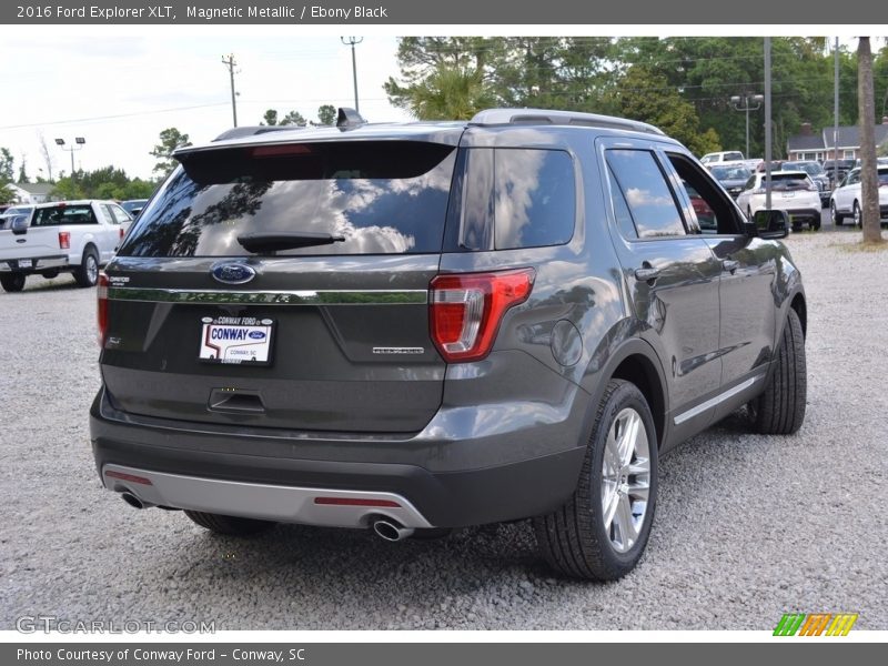 Magnetic Metallic / Ebony Black 2016 Ford Explorer XLT
