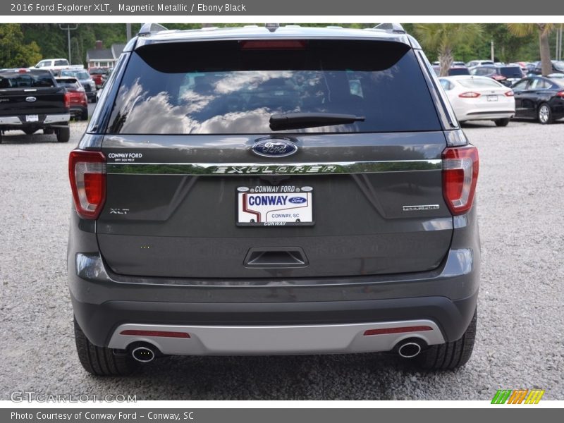 Magnetic Metallic / Ebony Black 2016 Ford Explorer XLT