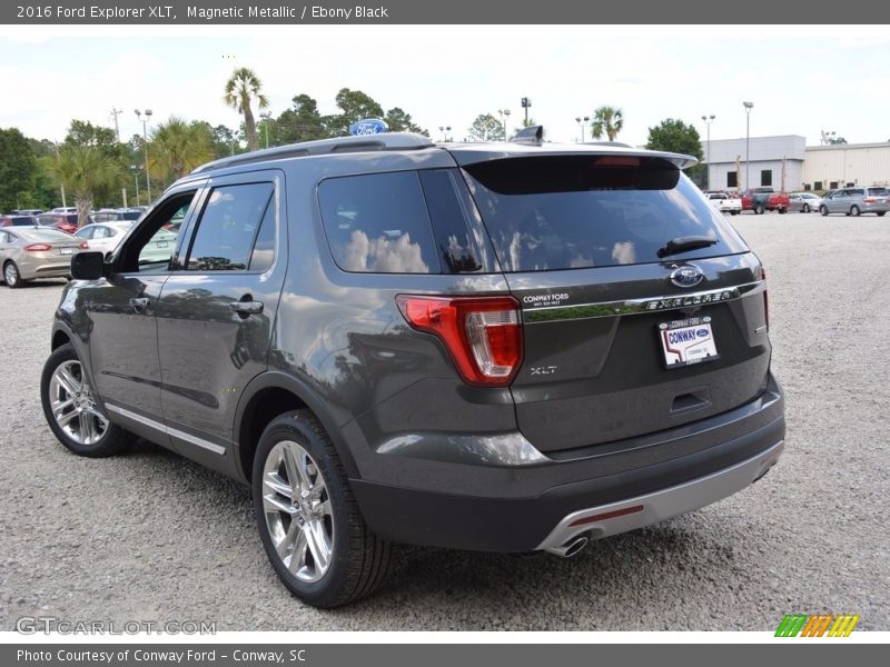 Magnetic Metallic / Ebony Black 2016 Ford Explorer XLT