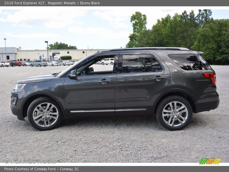 Magnetic Metallic / Ebony Black 2016 Ford Explorer XLT