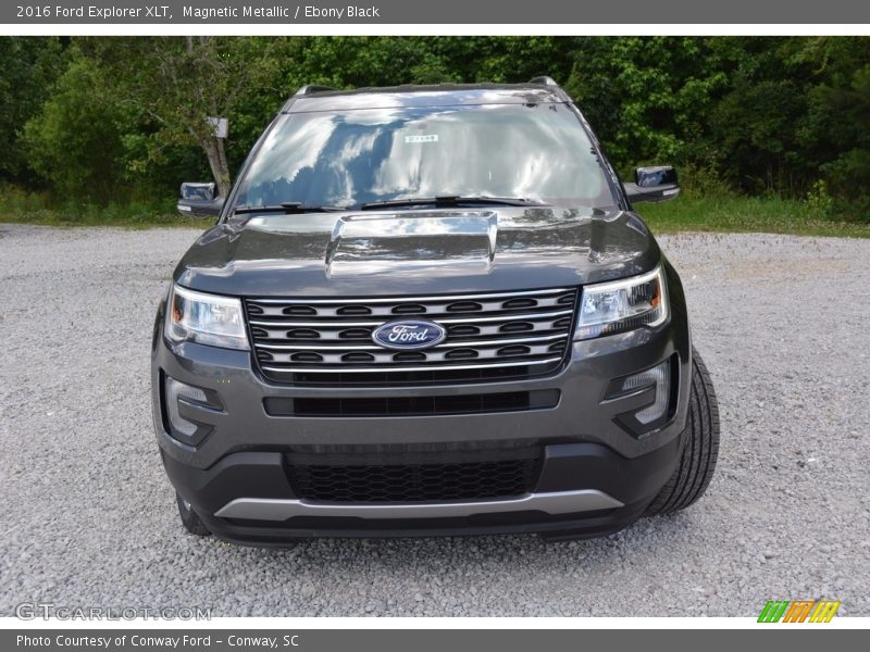 Magnetic Metallic / Ebony Black 2016 Ford Explorer XLT
