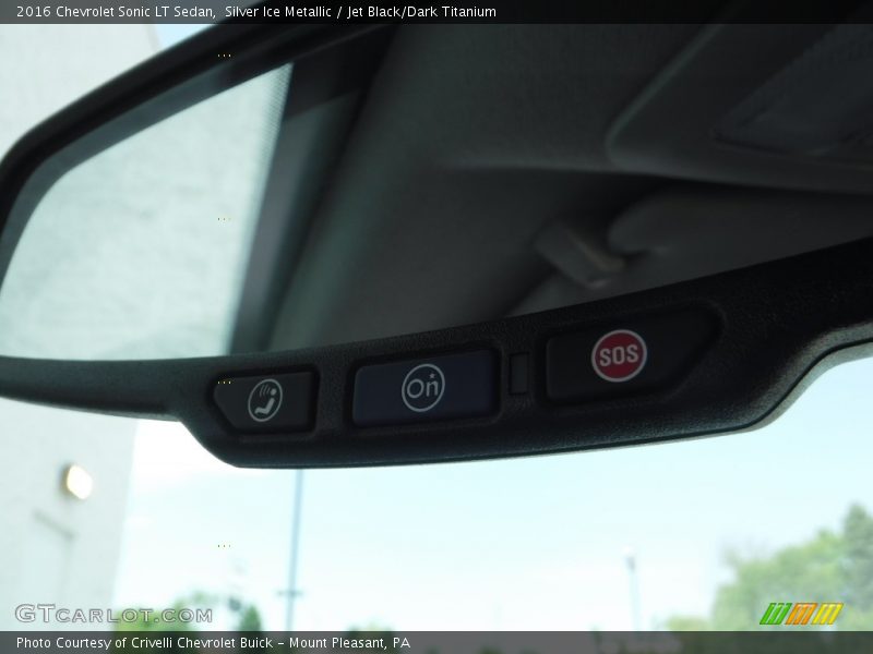 Silver Ice Metallic / Jet Black/Dark Titanium 2016 Chevrolet Sonic LT Sedan