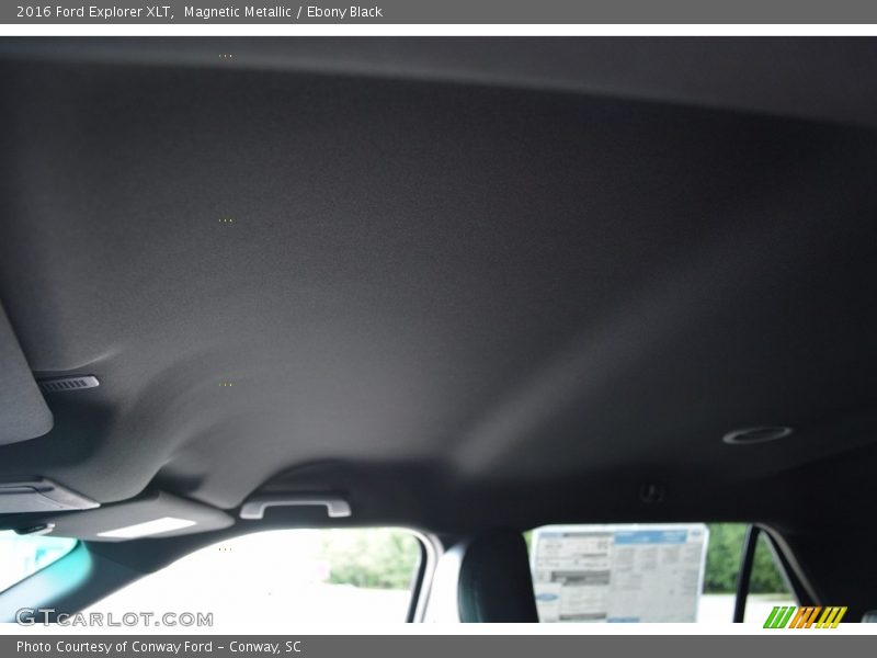 Magnetic Metallic / Ebony Black 2016 Ford Explorer XLT
