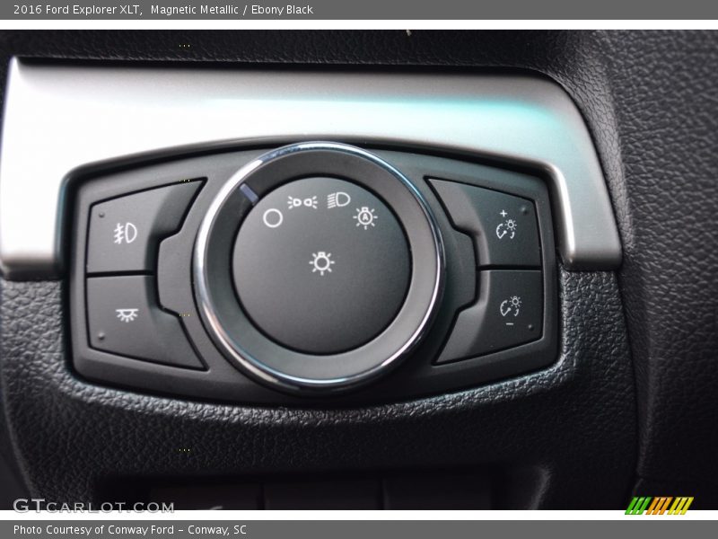 Magnetic Metallic / Ebony Black 2016 Ford Explorer XLT