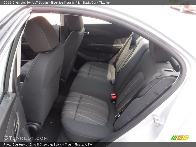 Silver Ice Metallic / Jet Black/Dark Titanium 2016 Chevrolet Sonic LT Sedan