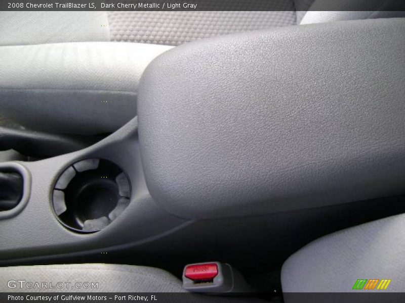 Dark Cherry Metallic / Light Gray 2008 Chevrolet TrailBlazer LS