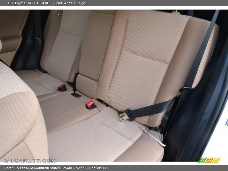 Super White / Beige 2013 Toyota RAV4 LE AWD
