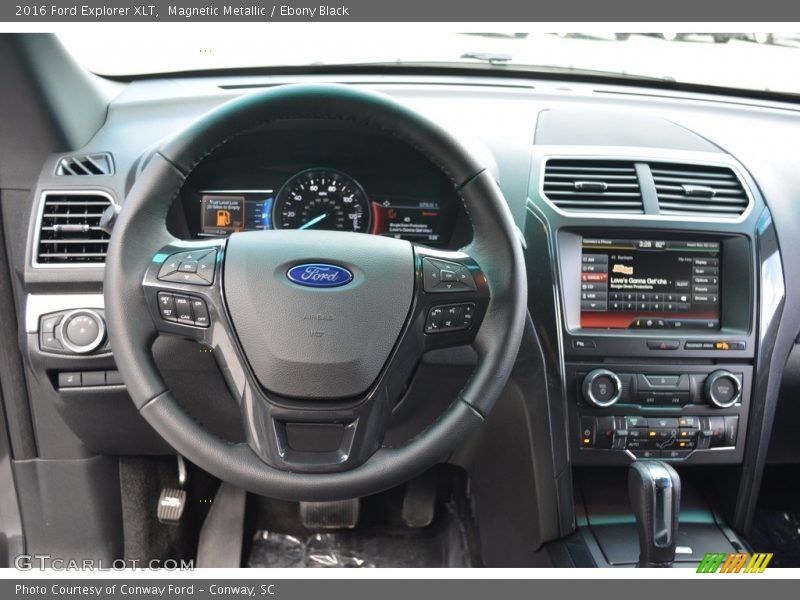 Magnetic Metallic / Ebony Black 2016 Ford Explorer XLT