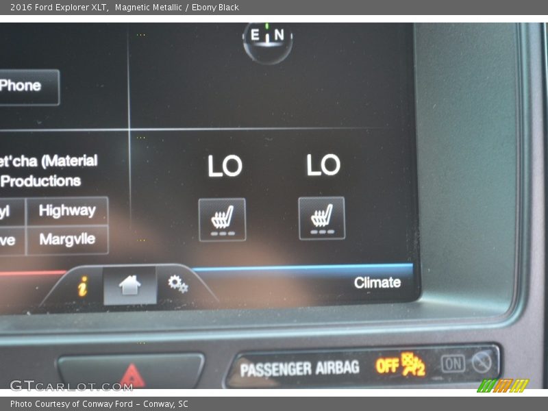 Magnetic Metallic / Ebony Black 2016 Ford Explorer XLT