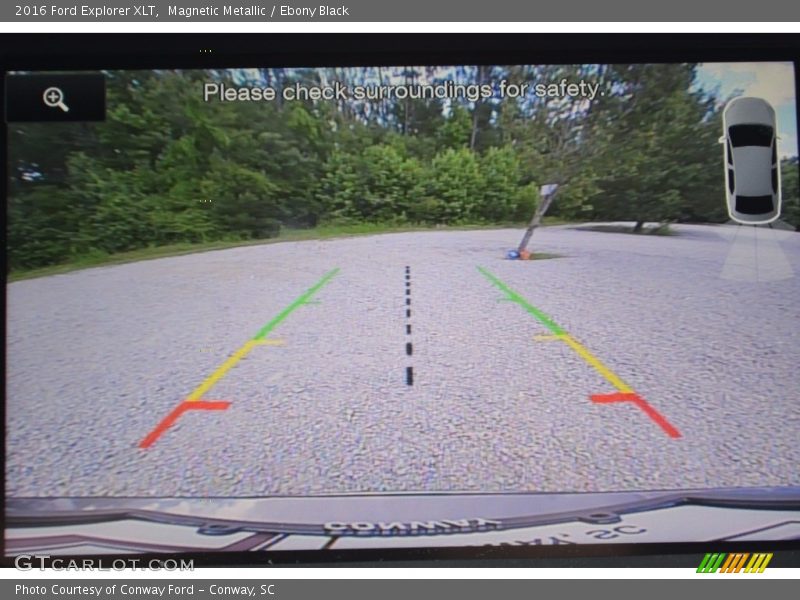 Magnetic Metallic / Ebony Black 2016 Ford Explorer XLT