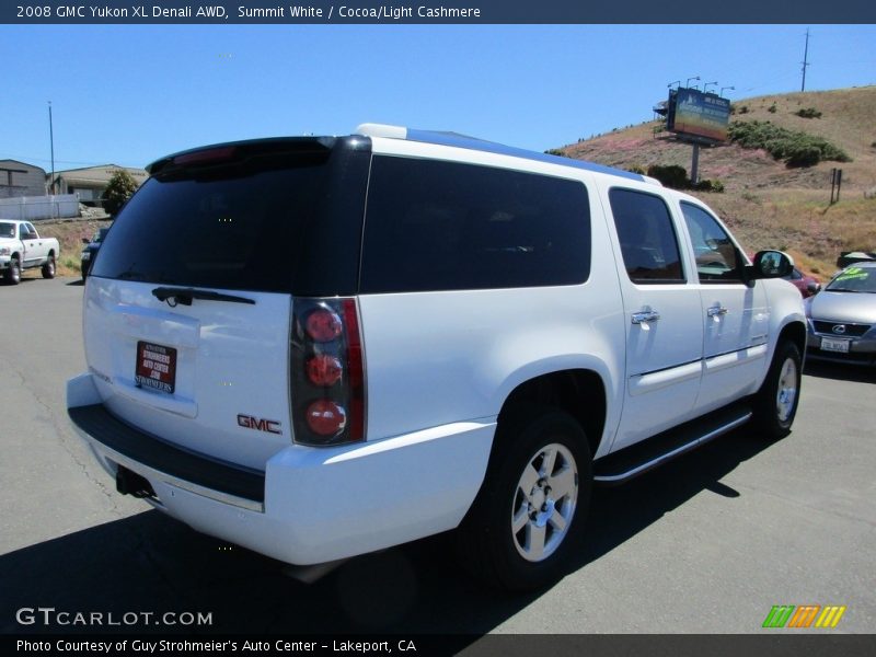 Summit White / Cocoa/Light Cashmere 2008 GMC Yukon XL Denali AWD