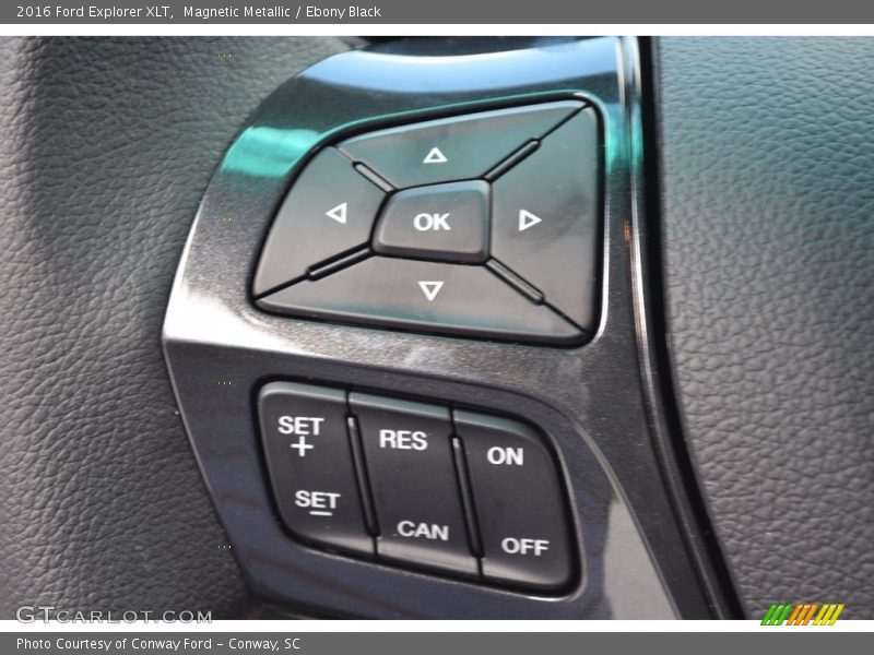 Magnetic Metallic / Ebony Black 2016 Ford Explorer XLT