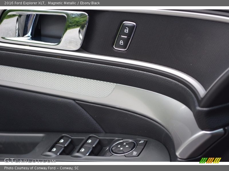 Magnetic Metallic / Ebony Black 2016 Ford Explorer XLT
