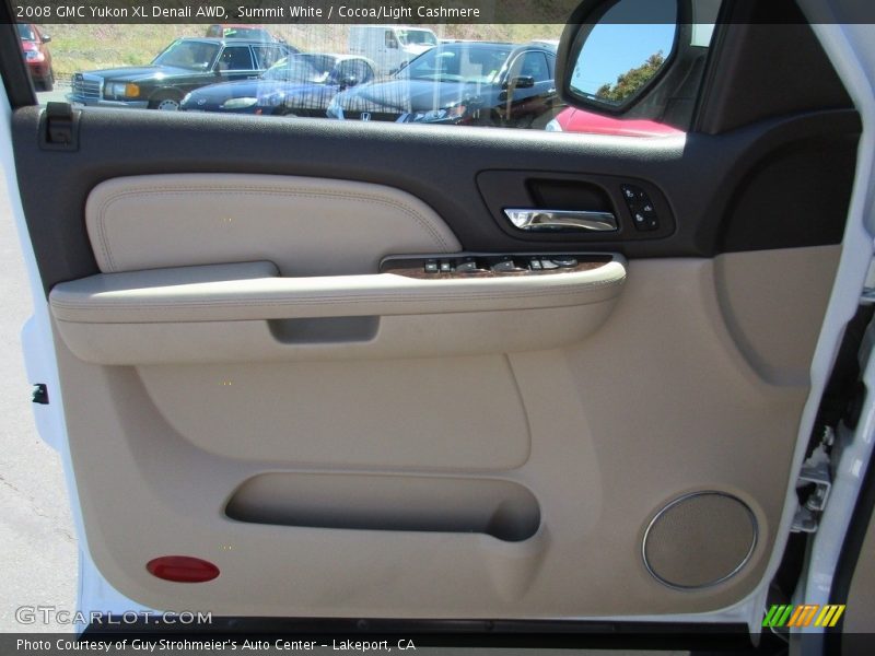 Summit White / Cocoa/Light Cashmere 2008 GMC Yukon XL Denali AWD