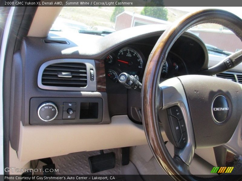 Summit White / Cocoa/Light Cashmere 2008 GMC Yukon XL Denali AWD