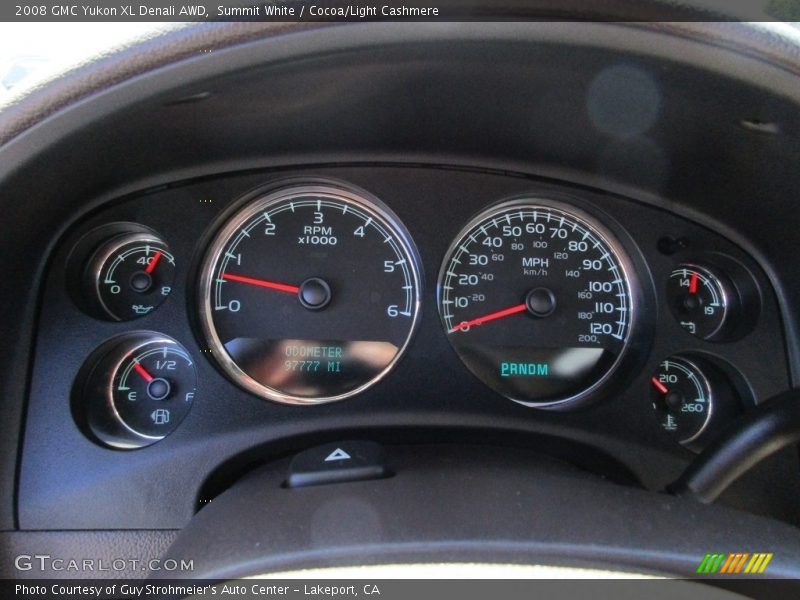 Summit White / Cocoa/Light Cashmere 2008 GMC Yukon XL Denali AWD