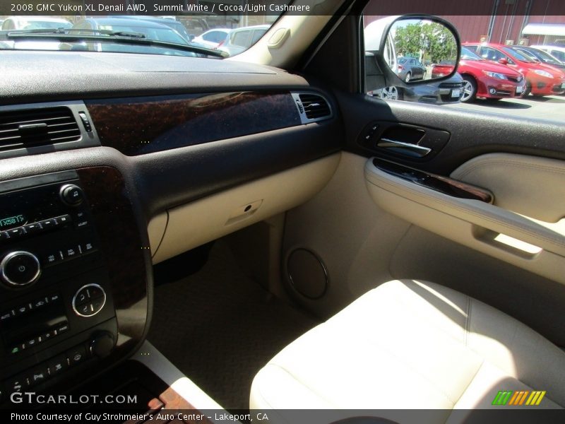 Summit White / Cocoa/Light Cashmere 2008 GMC Yukon XL Denali AWD