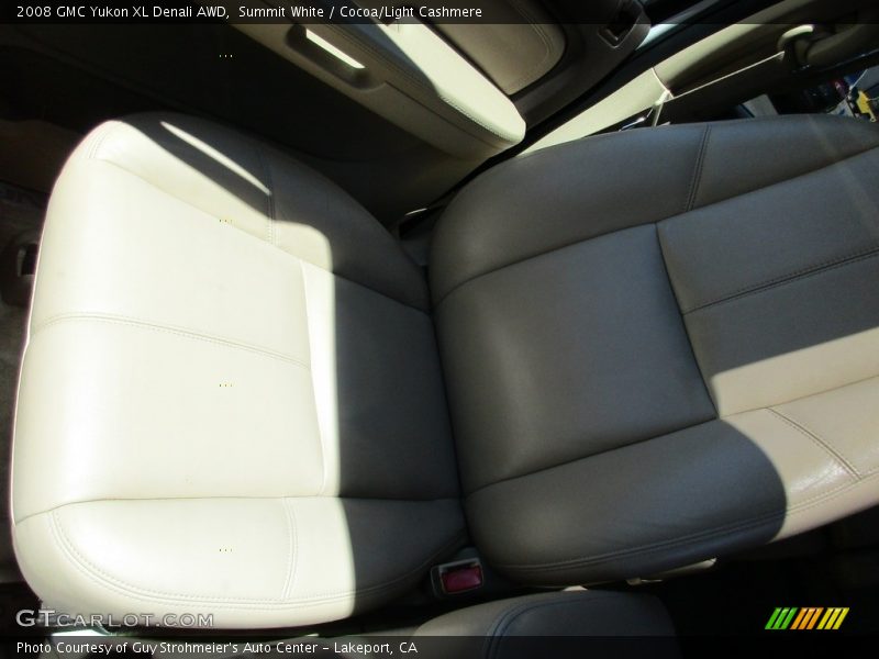 Summit White / Cocoa/Light Cashmere 2008 GMC Yukon XL Denali AWD
