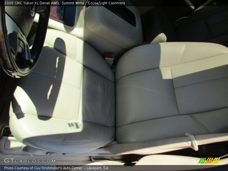 Summit White / Cocoa/Light Cashmere 2008 GMC Yukon XL Denali AWD