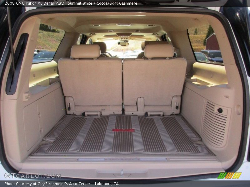 Summit White / Cocoa/Light Cashmere 2008 GMC Yukon XL Denali AWD
