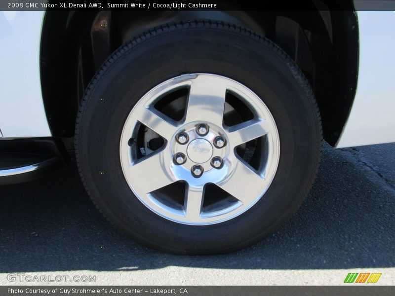 Summit White / Cocoa/Light Cashmere 2008 GMC Yukon XL Denali AWD
