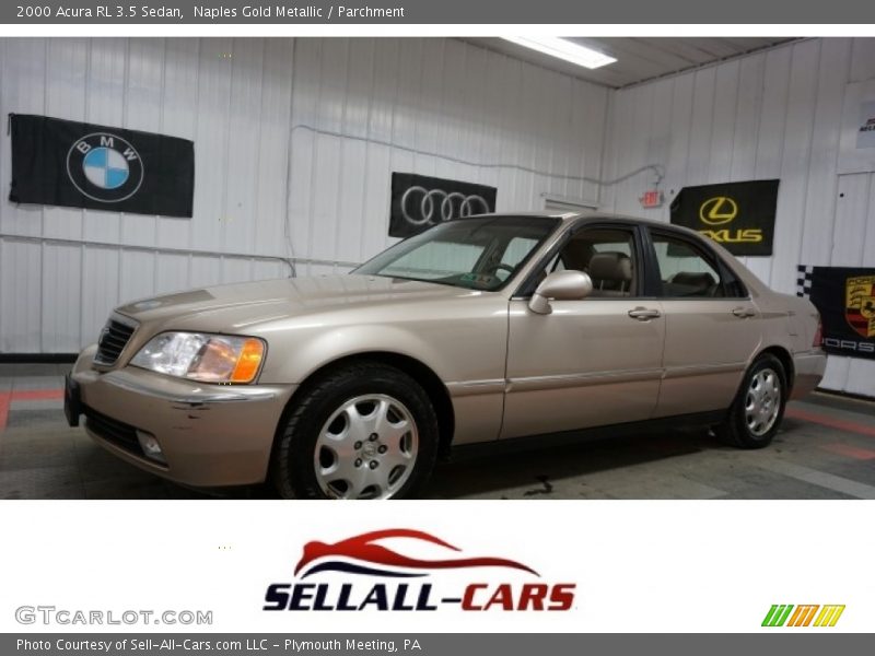 Naples Gold Metallic / Parchment 2000 Acura RL 3.5 Sedan