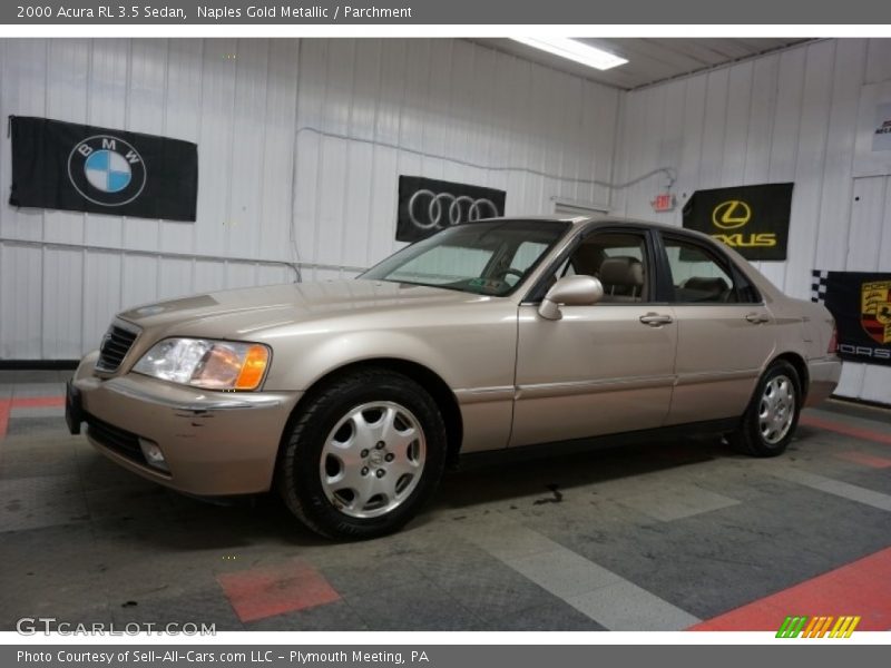 Naples Gold Metallic / Parchment 2000 Acura RL 3.5 Sedan