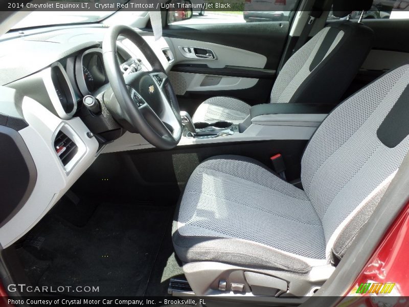 Crystal Red Tintcoat / Light Titanium/Jet Black 2014 Chevrolet Equinox LT
